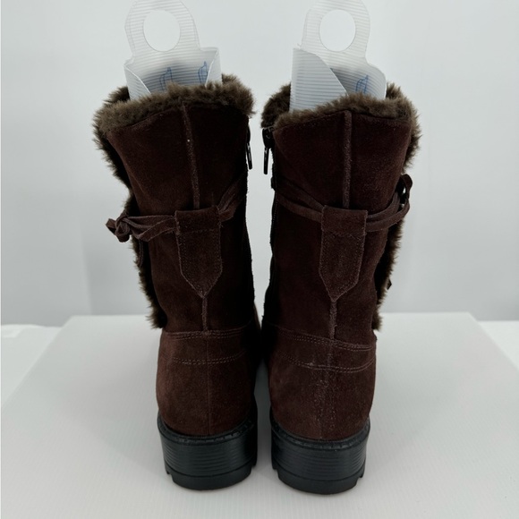 Isotoner Miranda Leather Boots Brown size 8 EUC‎ - Picture 3 of 10